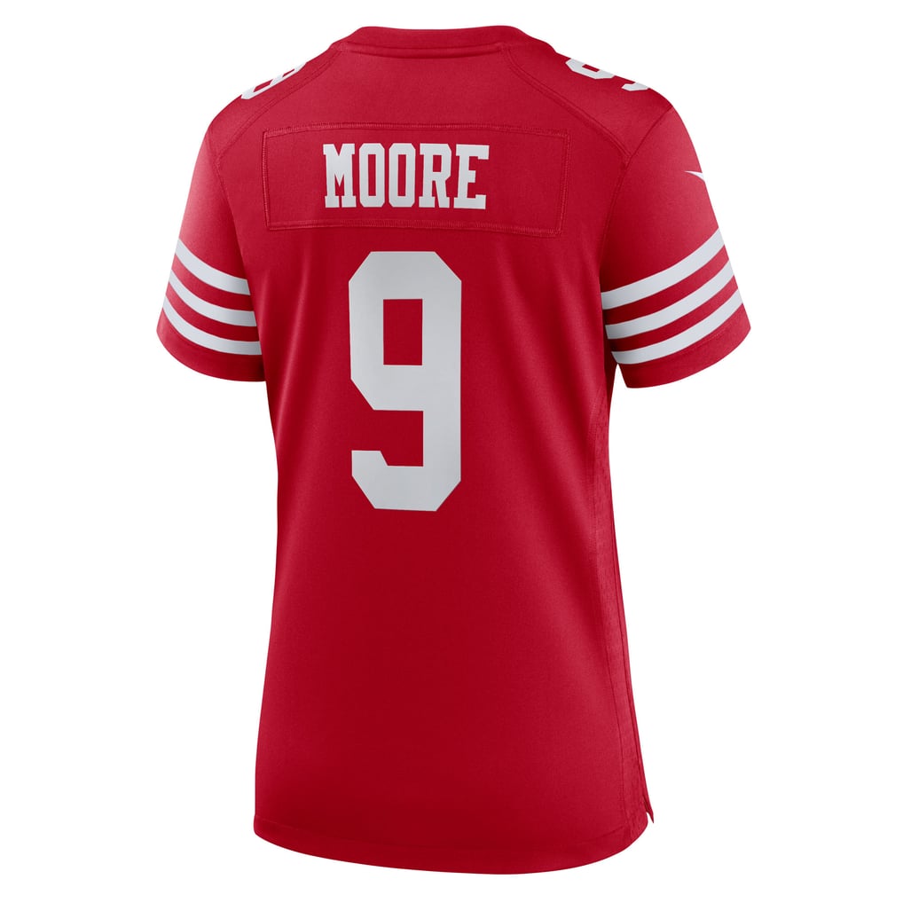 Women's San Francisco 49ers Skyy Moore Nike  Scarlet Team Game Jersey - Image 4