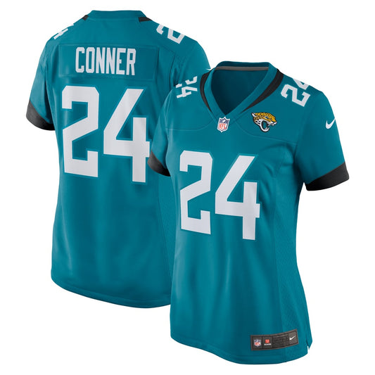 Women's Jacksonville Jaguars Snoop Conner Nike Teal Game Player Jersey - Image 1
