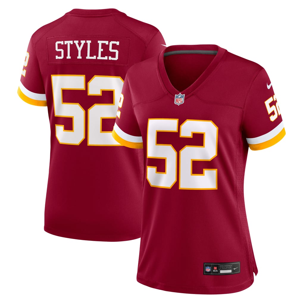 Women's Washington Commanders Sonny Styles Nike Burgundy Game Jersey - Image 2