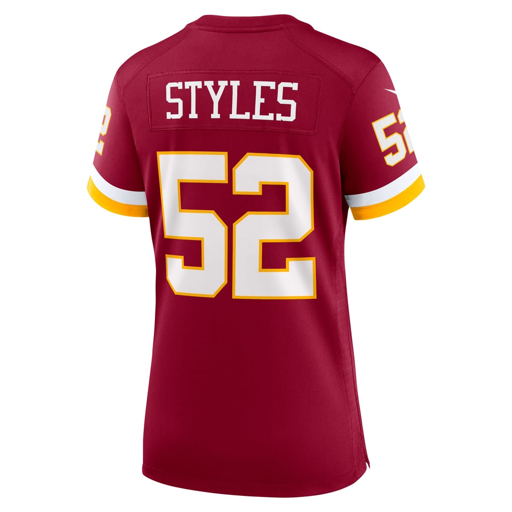 Women's Washington Commanders Sonny Styles Nike Burgundy Game Jersey - Image 4