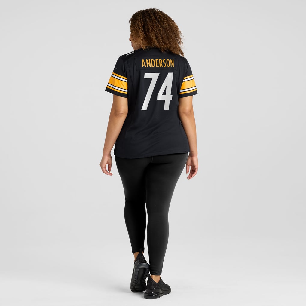 Women's Pittsburgh Steelers Spencer Anderson Nike  Black  Game Jersey - Image 8