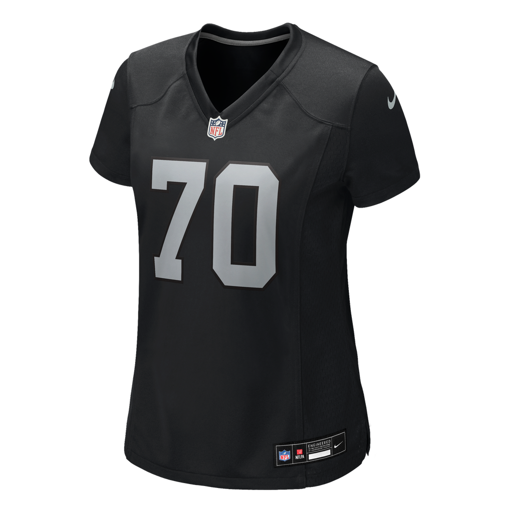 Women's Las Vegas Raiders Spencer Burford Nike Black Team Game Jersey - Image 7