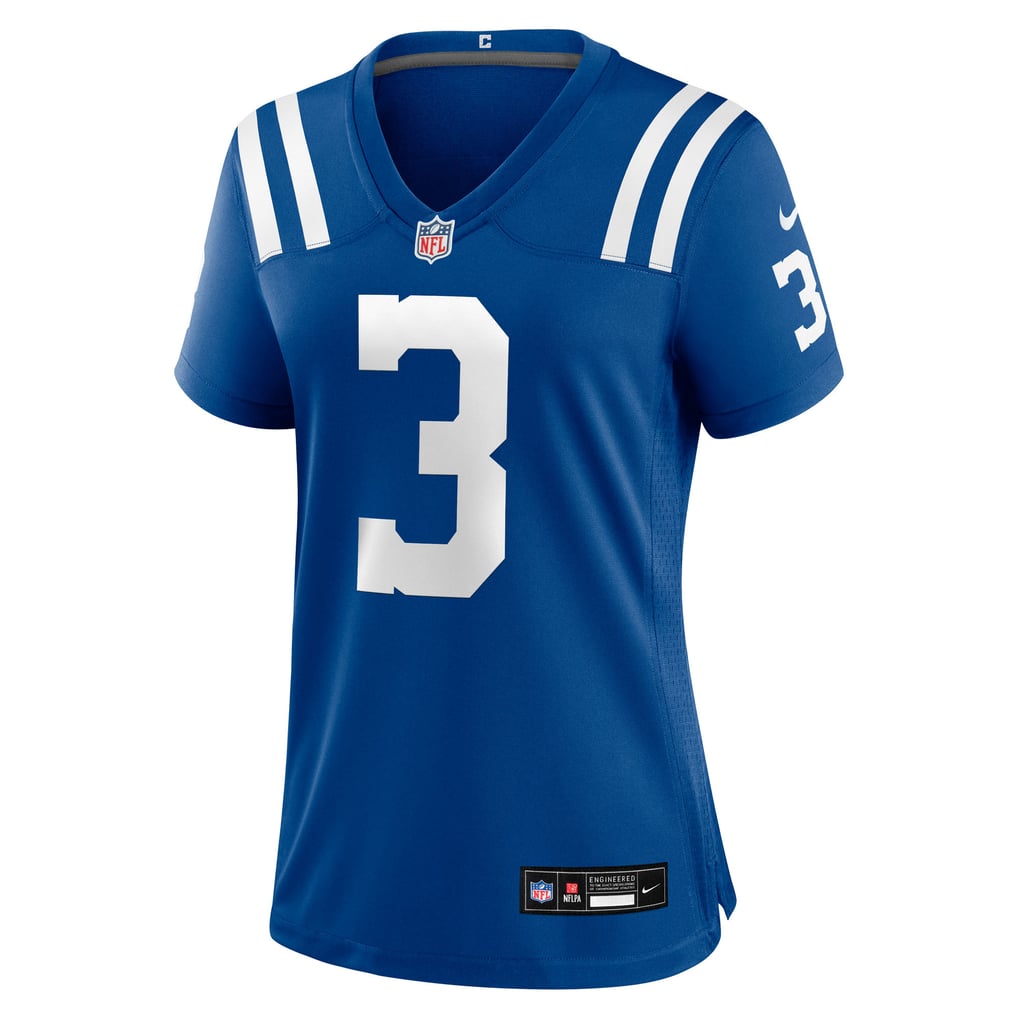 Women's Indianapolis Colts Spencer Shrader Nike  Royal Team Game Jersey - Image 3