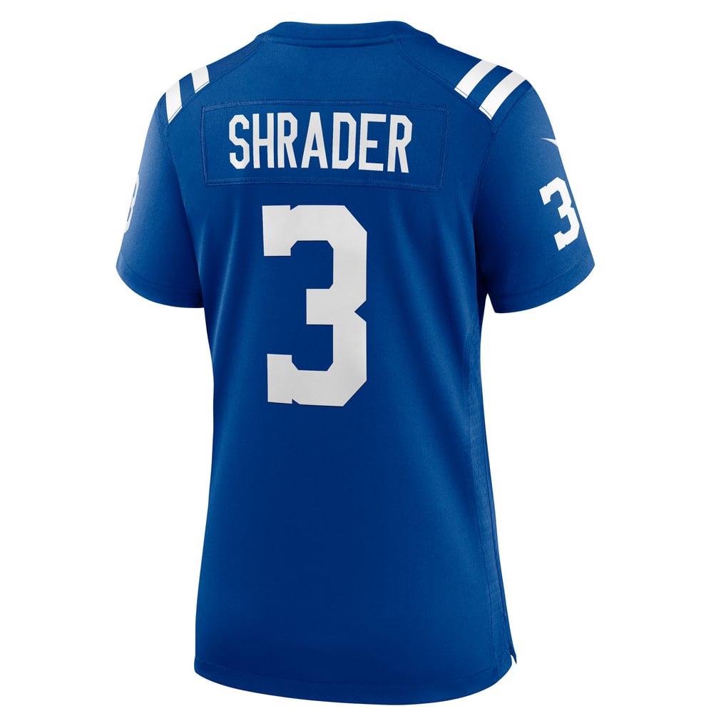 Women's Indianapolis Colts Spencer Shrader Nike  Royal Team Game Jersey - Image 4