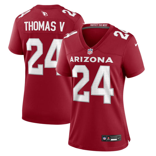 Women's Arizona Cardinals Starling Thomas V Nike  Cardinal Team Game Jersey - Image 1