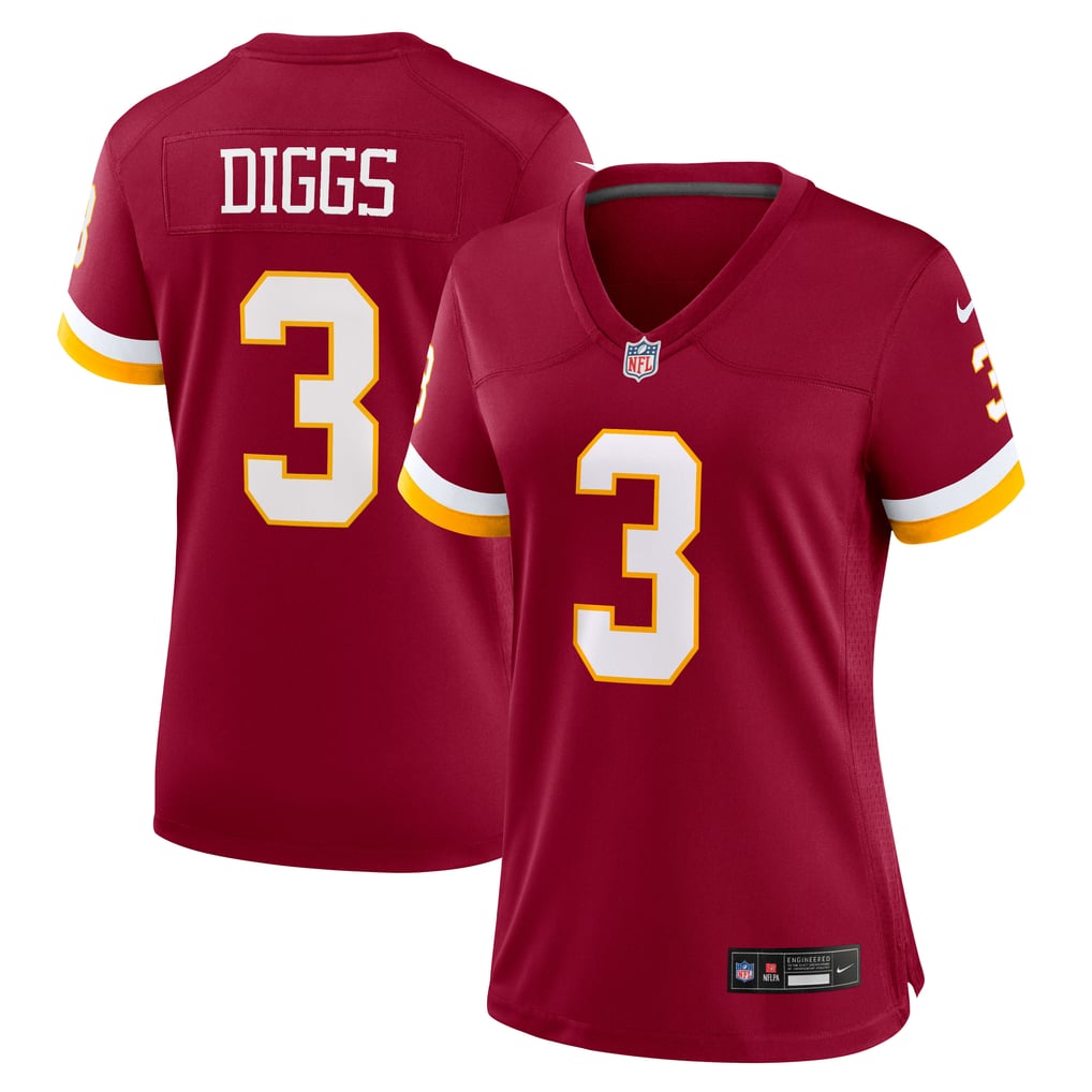 Women's Washington Commanders Stefon Diggs Nike Burgundy Game Jersey - Image 2