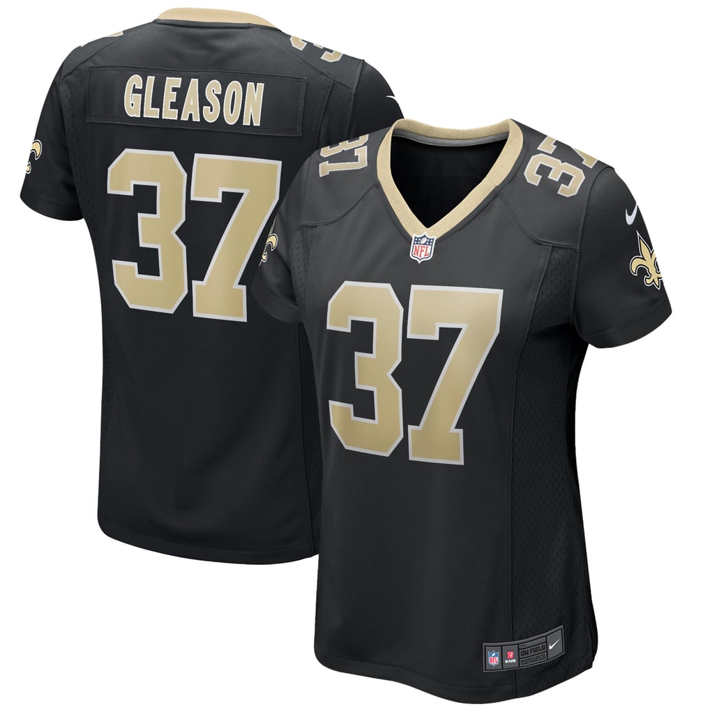 Women's New Orleans Saints Steve Gleason Nike Black Game Retired Player Jersey - Image 2