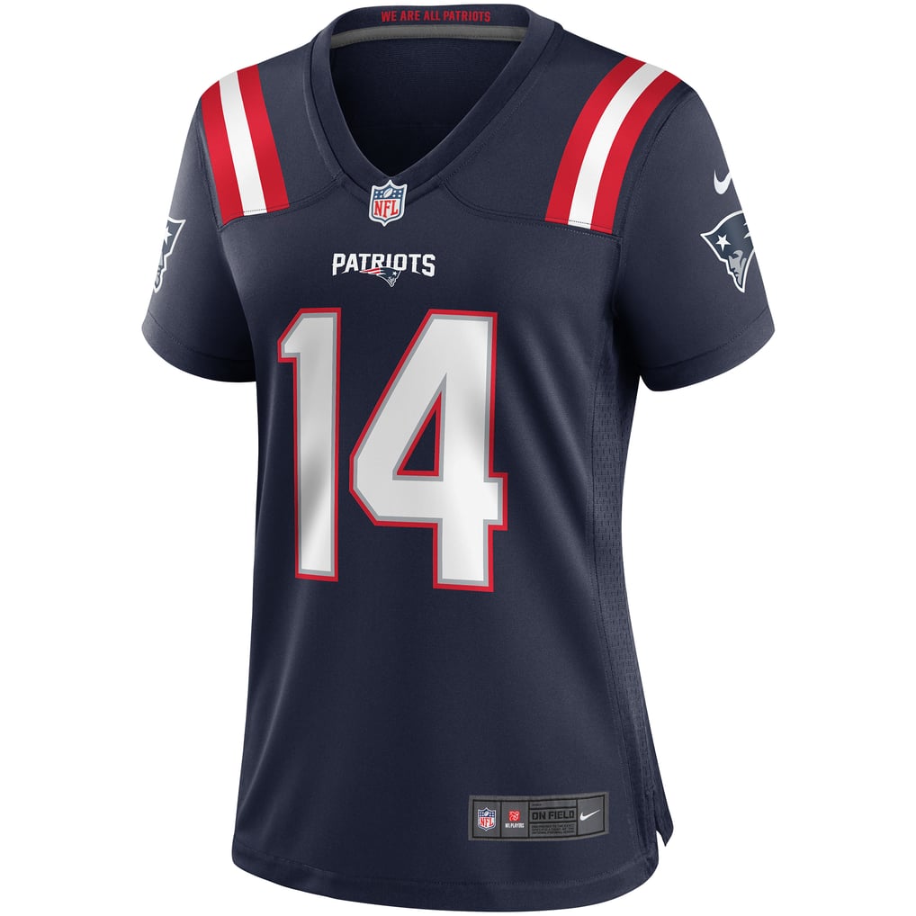 Women's New England Patriots Steve Grogan Nike Navy Game Retired Player Jersey - Image 3