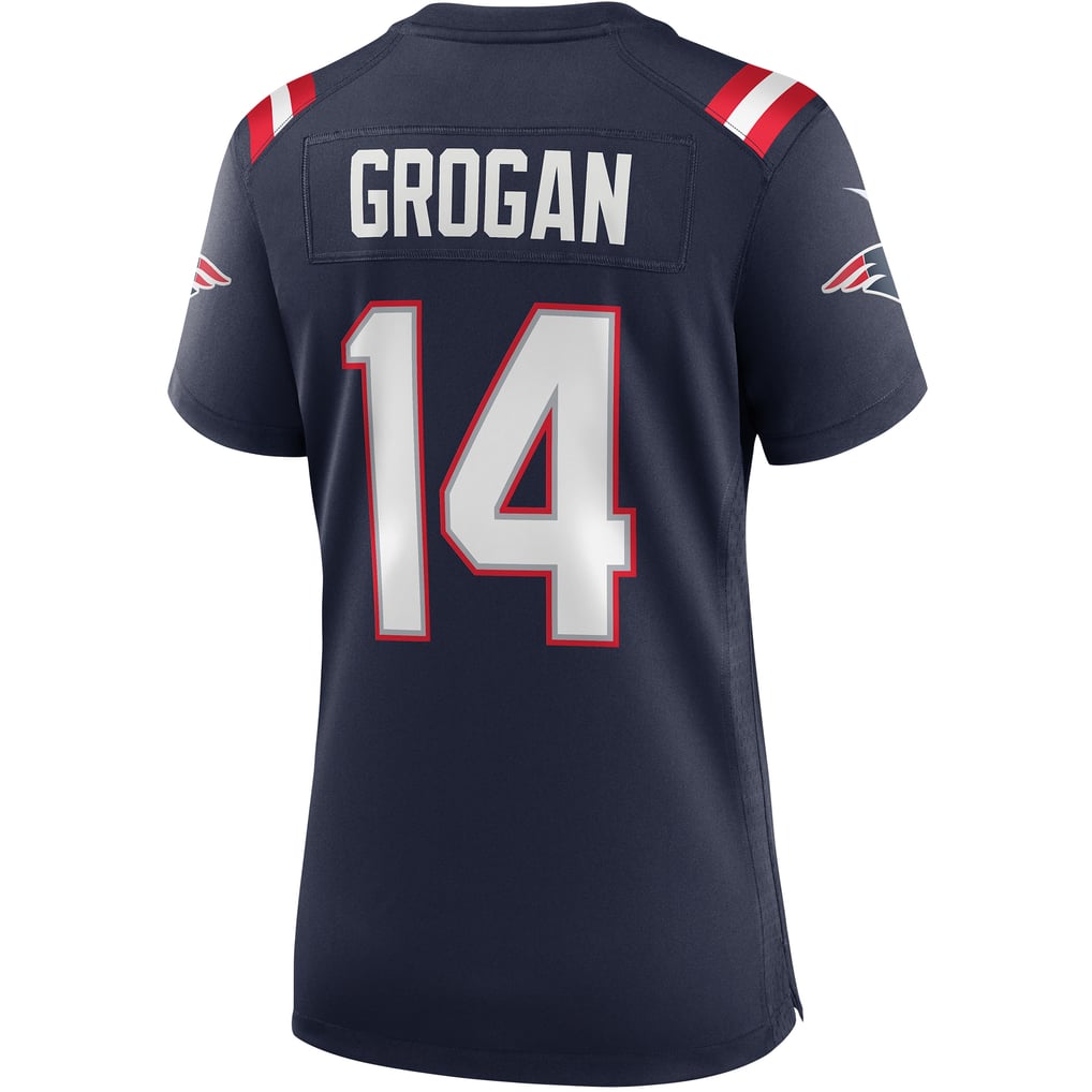 Women's New England Patriots Steve Grogan Nike Navy Game Retired Player Jersey - Image 4