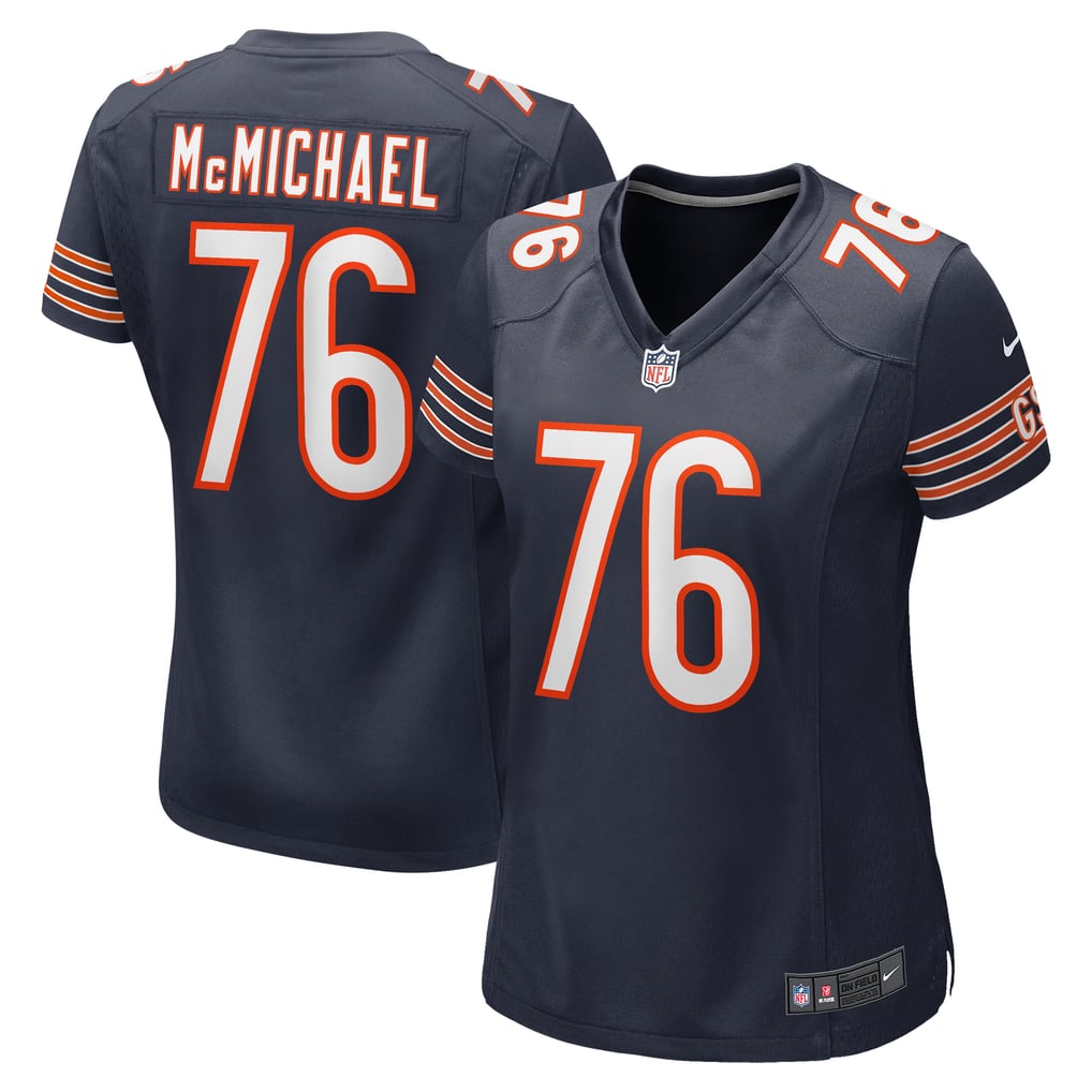 Women's Chicago Bears Steve McMichael Nike Navy Retired Player Game Jersey - Image 2