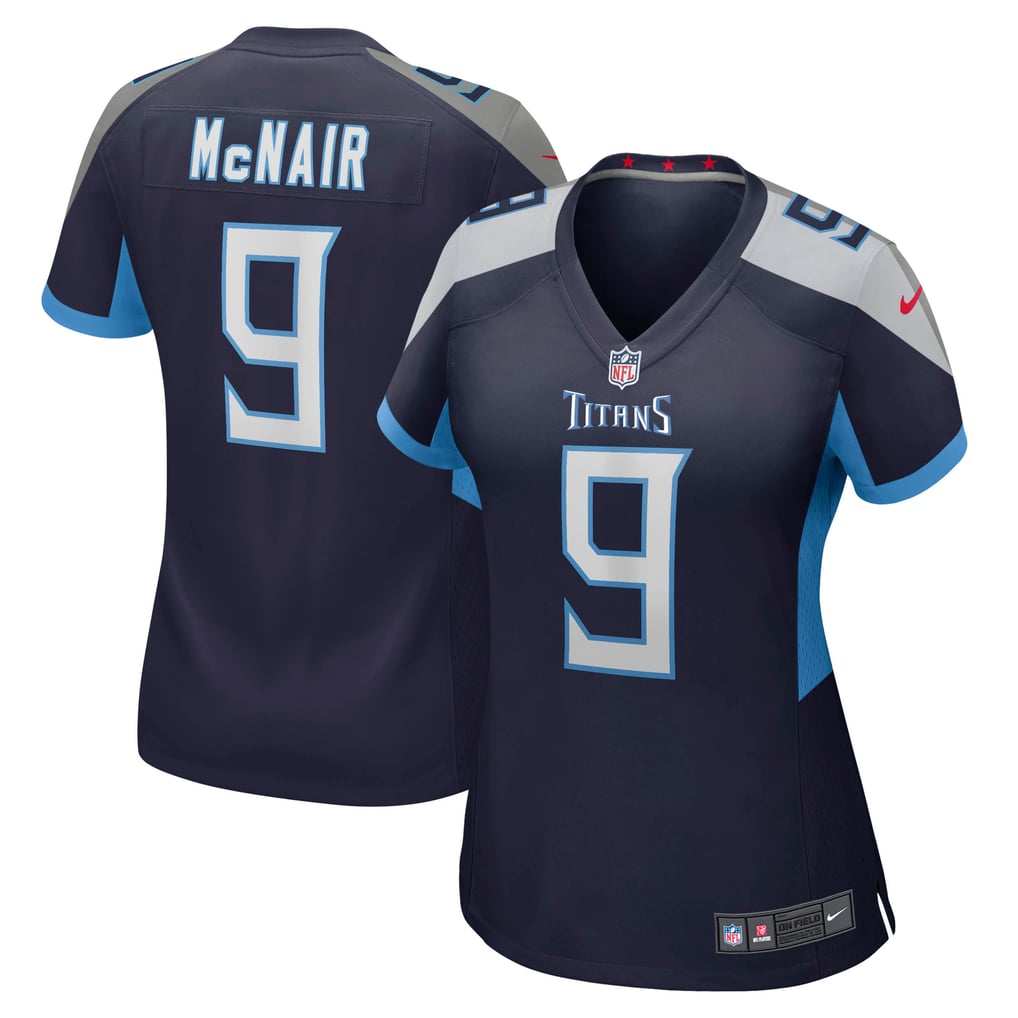 Women's Tennessee Titans Steve McNair Nike Navy Game Retired Player Jersey - Image 1