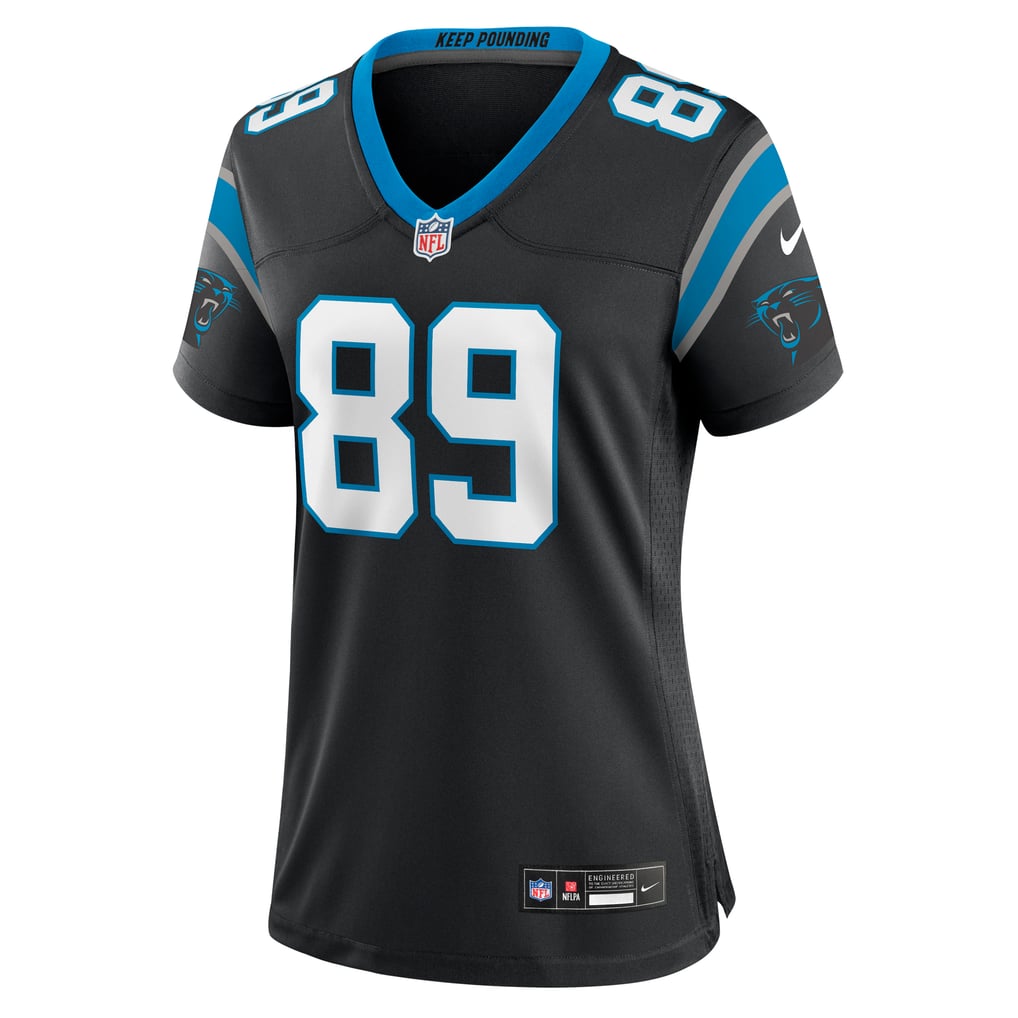 Women's Carolina Panthers Steve Smith Sr. Nike Black Retired Player Game Jersey - Image 3