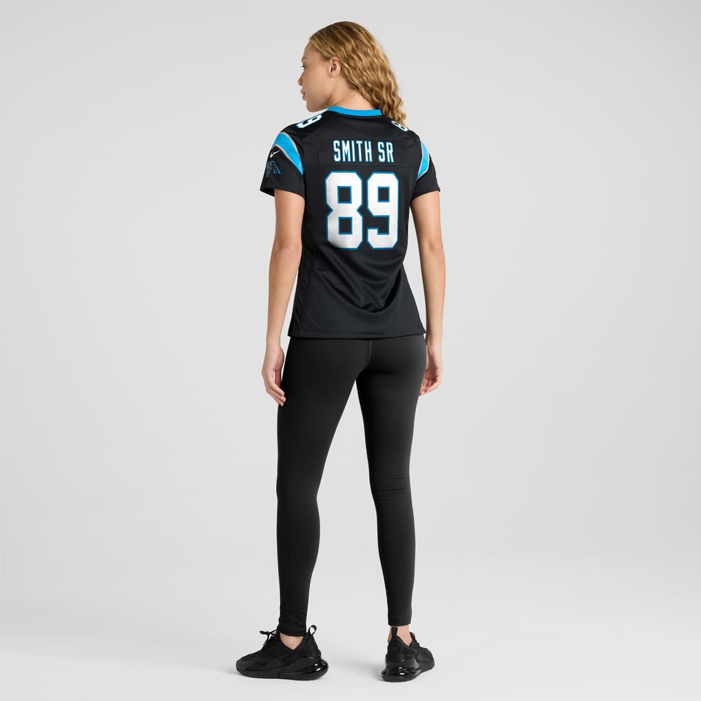 Women's Carolina Panthers Steve Smith Sr. Nike Black Retired Player Game Jersey - Image 6