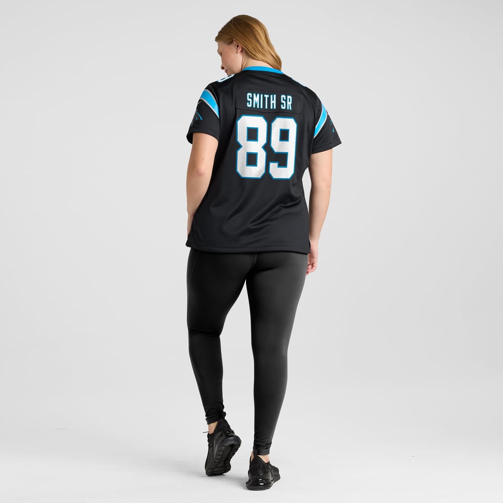 Women's Carolina Panthers Steve Smith Sr. Nike Black Retired Player Game Jersey - Image 8