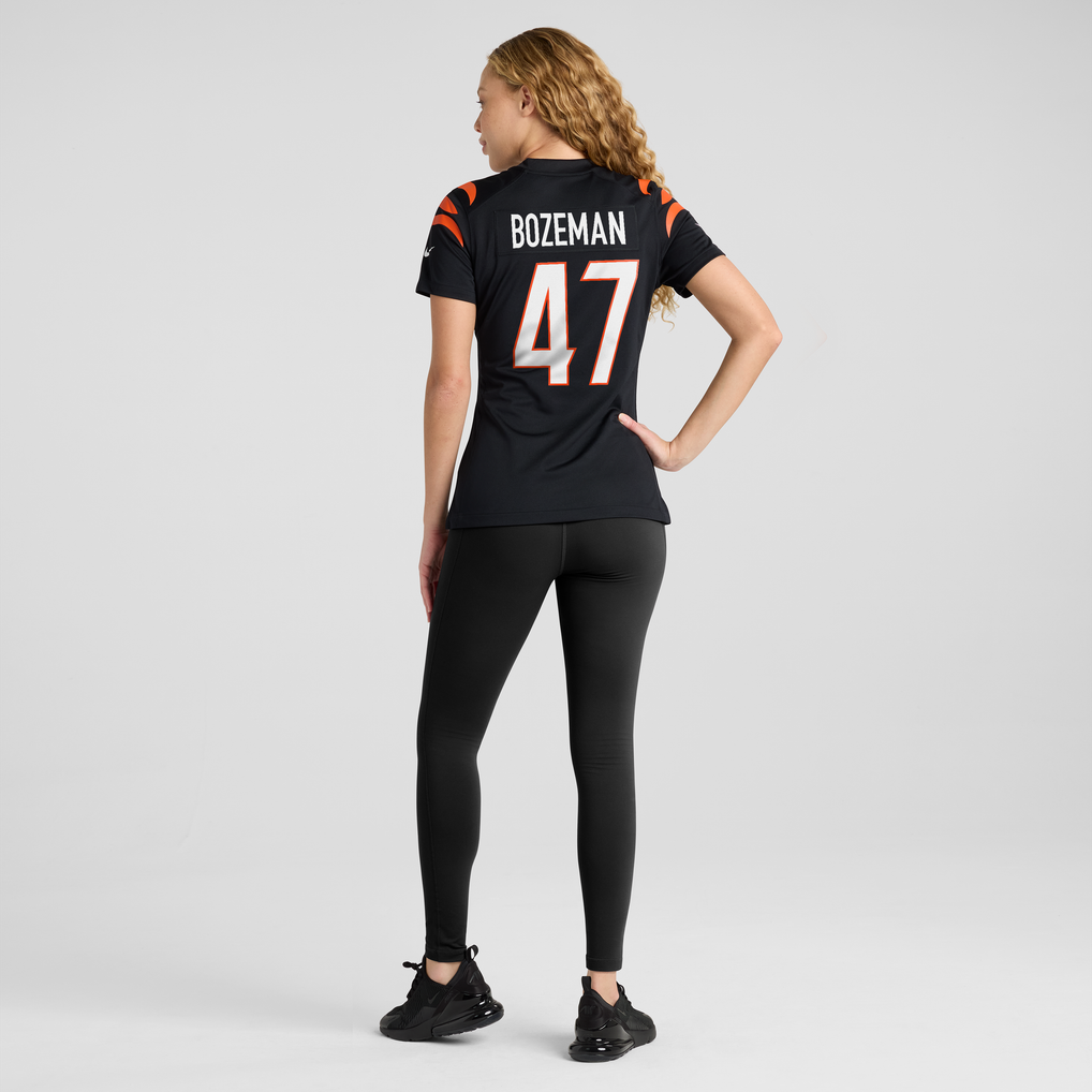Women's Cincinnati Bengals Swayze Bozeman Nike Black Team Game Jersey - Image 4