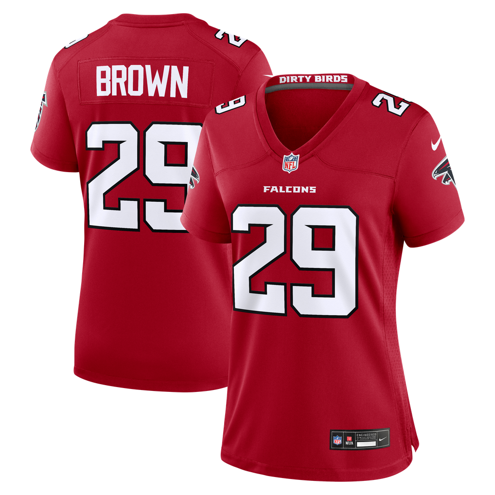 Women's Atlanta Falcons Sydney Brown Nike Red Team Game Jersey