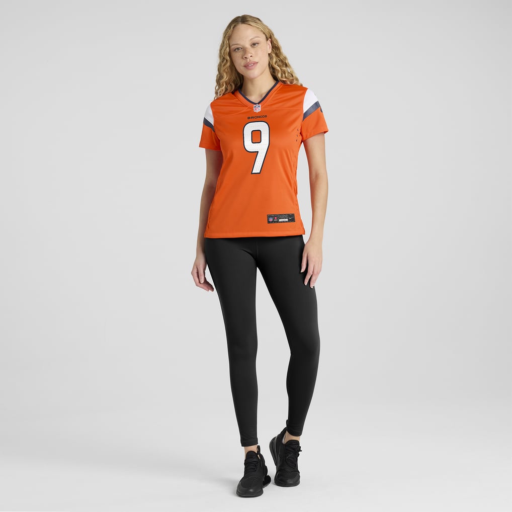 Women's Denver Broncos Talanoa Hufanga Nike  Orange Team Game Jersey - Image 5