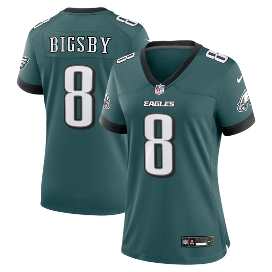 Women's Philadelphia Eagles Tank Bigsby Nike  Midnight Green Team Game Jersey - Image 1