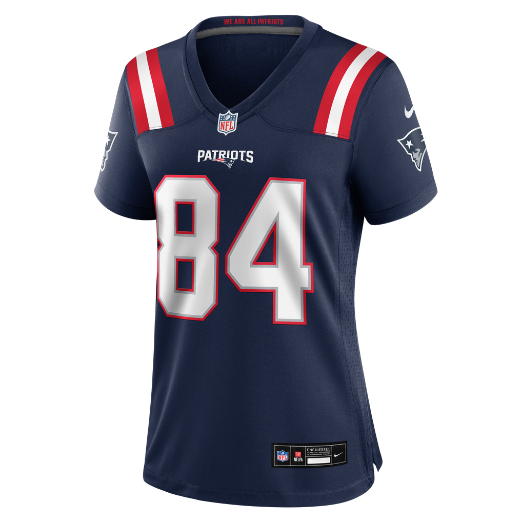 Women's New England Patriots Tanner Arkin Nike Navy Team Game Jersey - Image 7