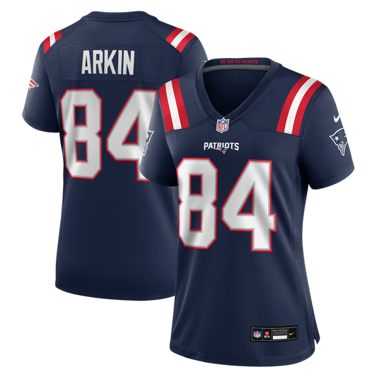 Women's New England Patriots Tanner Arkin Nike Navy Team Game Jersey - Image 1