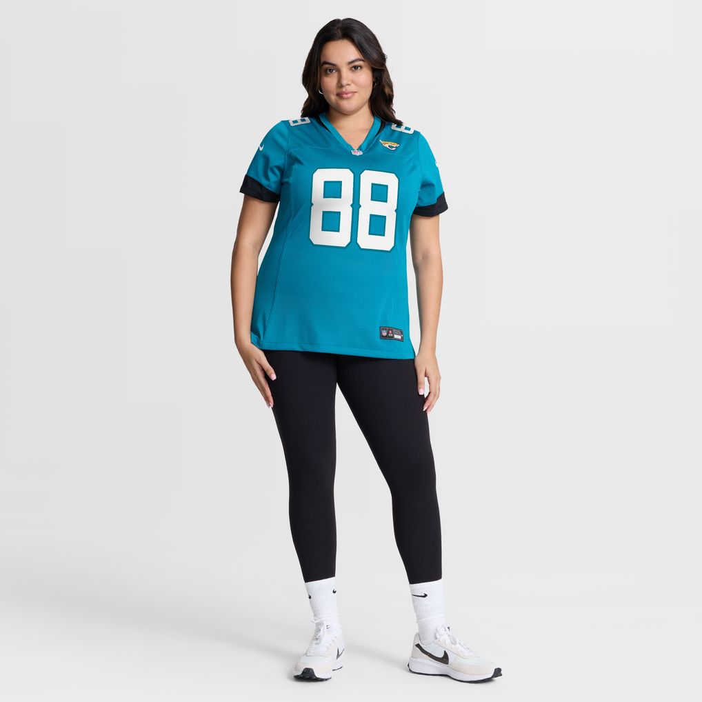 Women's Jacksonville Jaguars Tanner Koziol Nike Teal Team Game Jersey - Image 5