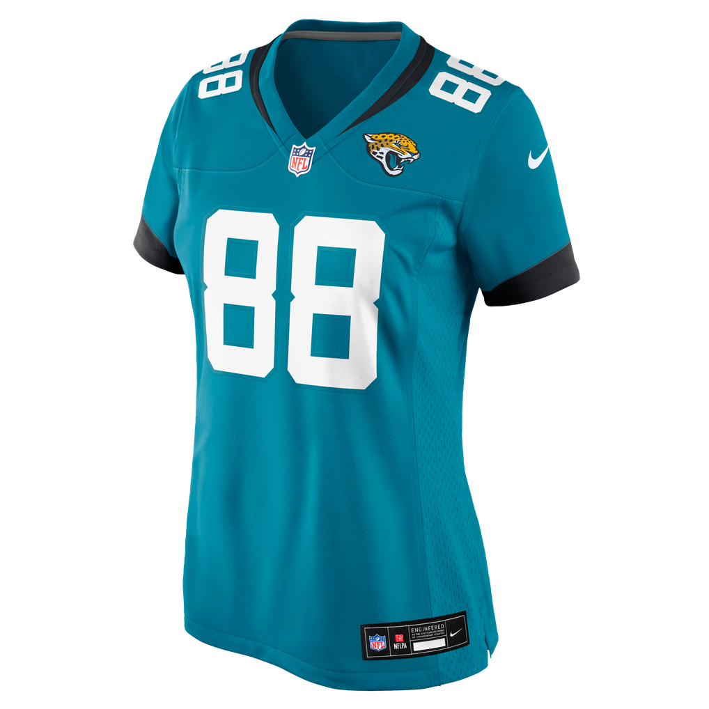 Women's Jacksonville Jaguars Tanner Koziol Nike Teal Team Game Jersey - Image 7