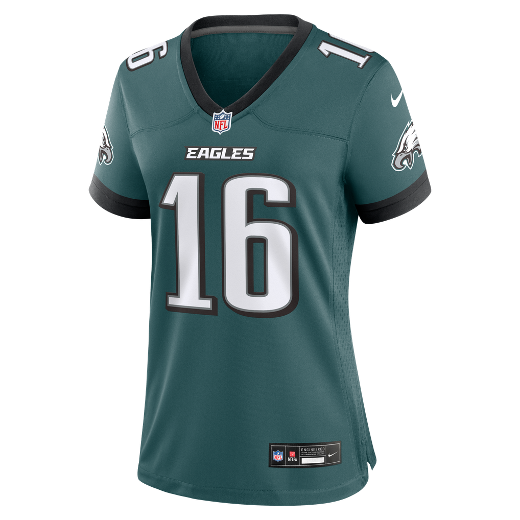 Women's Philadelphia Eagles Tanner McKee Nike  Midnight Green Team Game Jersey - Image 3