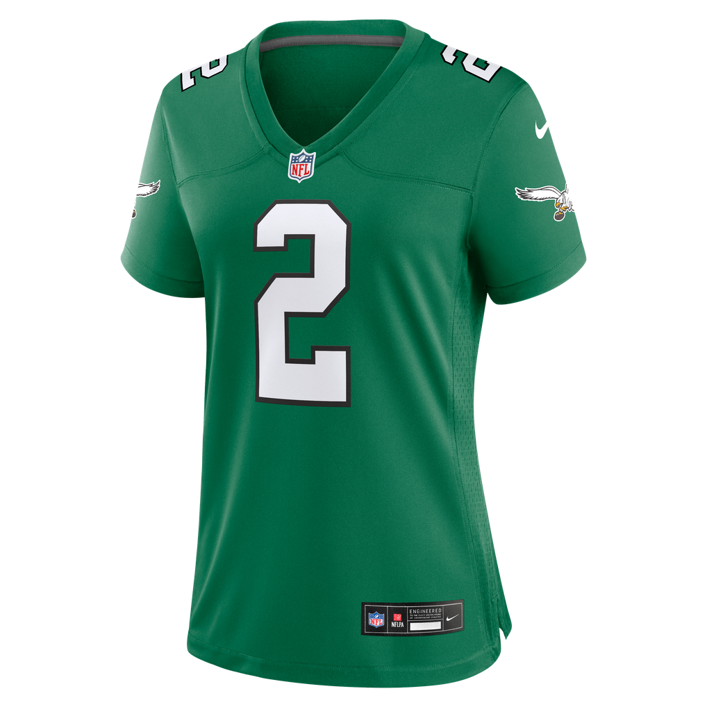 Women's Philadelphia Eagles Tariq Woolen Nike  Kelly Green Alternate Game Jersey - Image 3