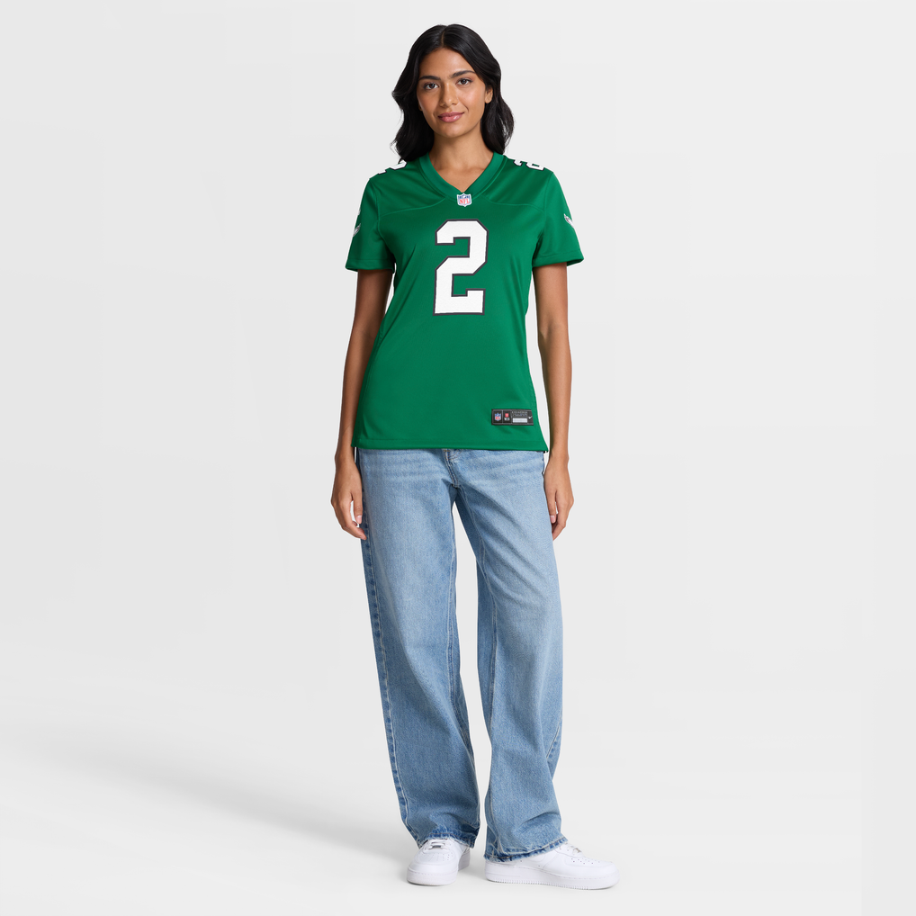 Women's Philadelphia Eagles Tariq Woolen Nike  Kelly Green Alternate Game Jersey - Image 5