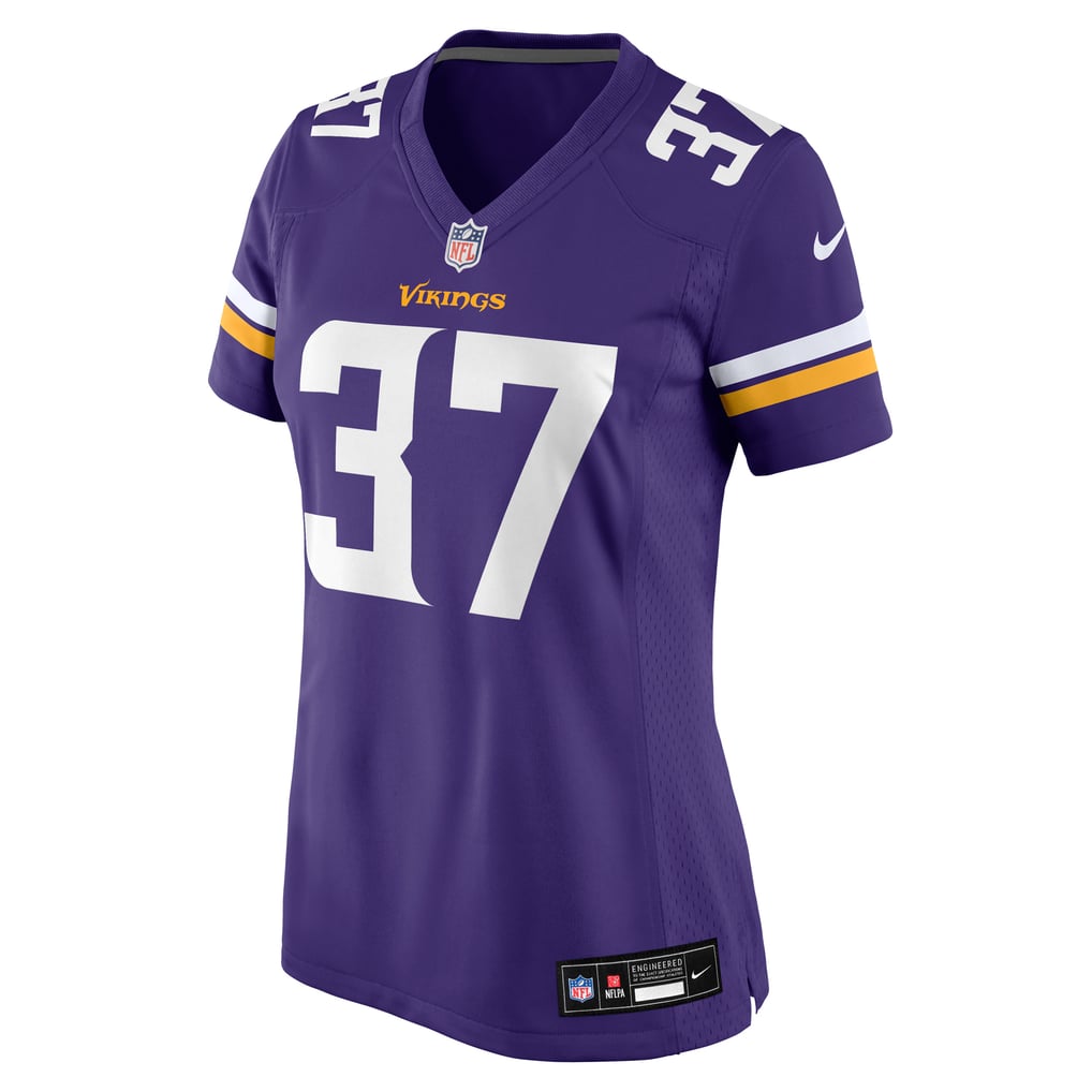 Women's Minnesota Vikings Tavierre Thomas Nike  Purple Team Game Jersey - Image 3