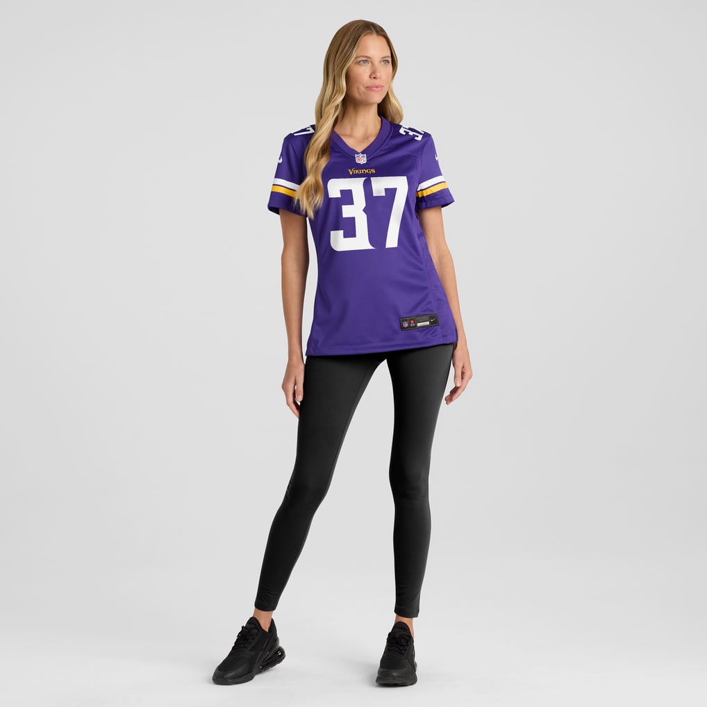 Women's Minnesota Vikings Tavierre Thomas Nike  Purple Team Game Jersey - Image 5