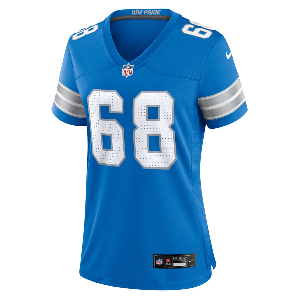 Women's Detroit Lions Taylor Decker Nike  Blue Team Game Jersey - Image 3