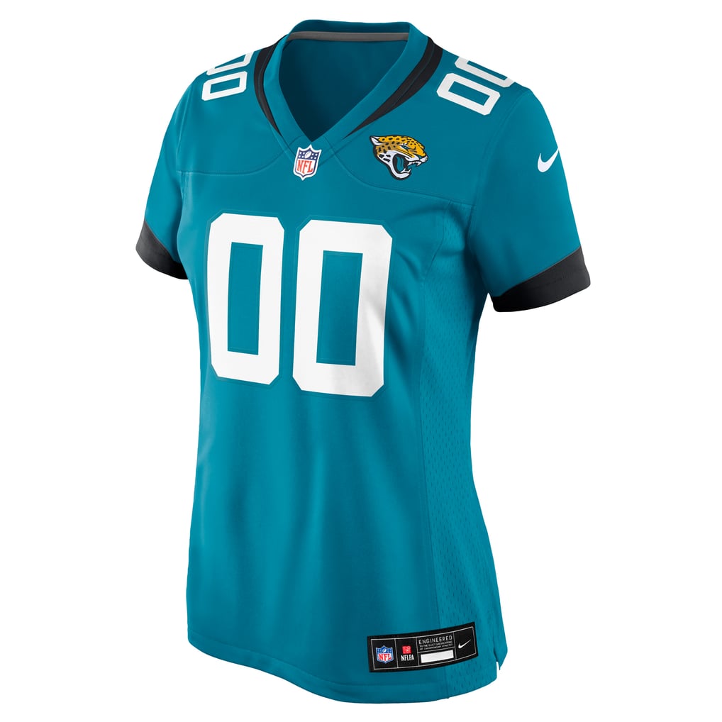 Women's Nike Teal Jacksonville Jaguars Custom Team Jersey - Image 3