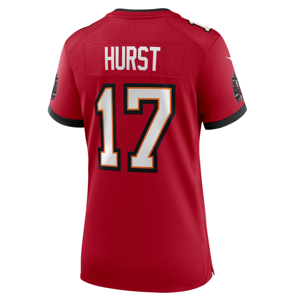 Women's Tampa Bay Buccaneers Ted Hurst Nike Red Team Game Jersey - Image 8