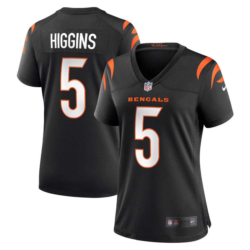 Women's Cincinnati Bengals Tee Higgins Nike Black Game Player Jersey - Image 2