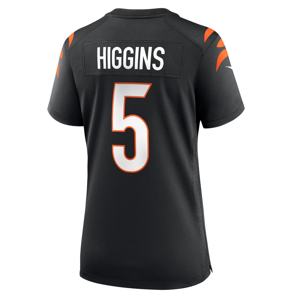 Women's Cincinnati Bengals Tee Higgins Nike Black Game Player Jersey - Image 4