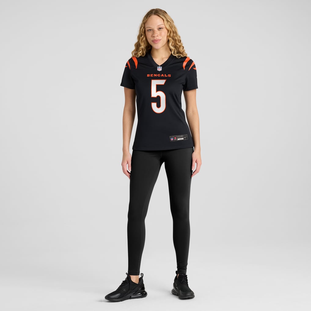 Women's Cincinnati Bengals Tee Higgins Nike Black Game Player Jersey - Image 5
