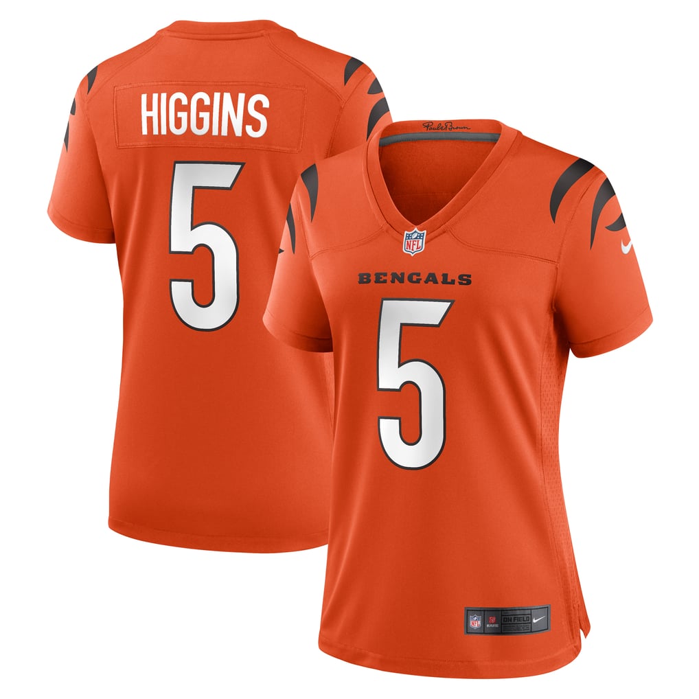 Women's Cincinnati Bengals Tee Higgins Nike Orange Alternate Game Jersey - Image 2