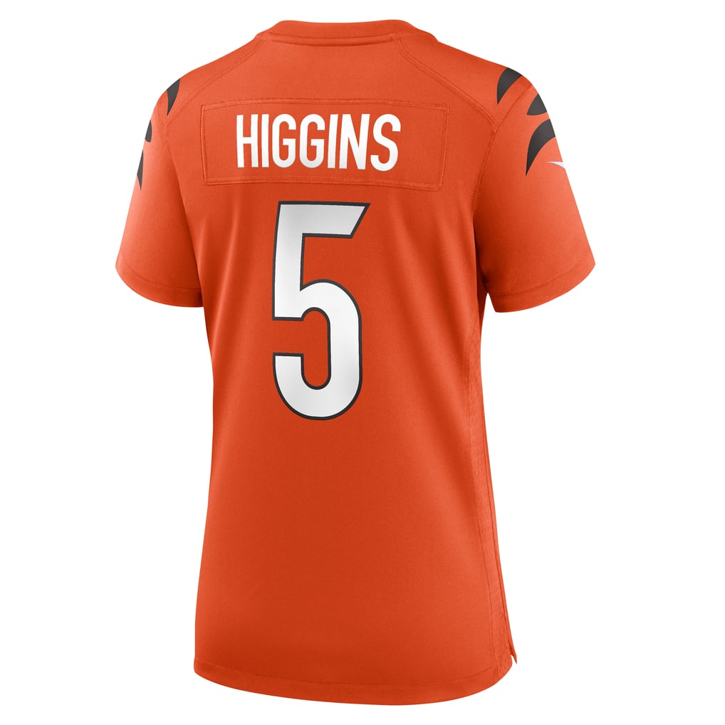 Women's Cincinnati Bengals Tee Higgins Nike Orange Alternate Game Jersey - Image 4