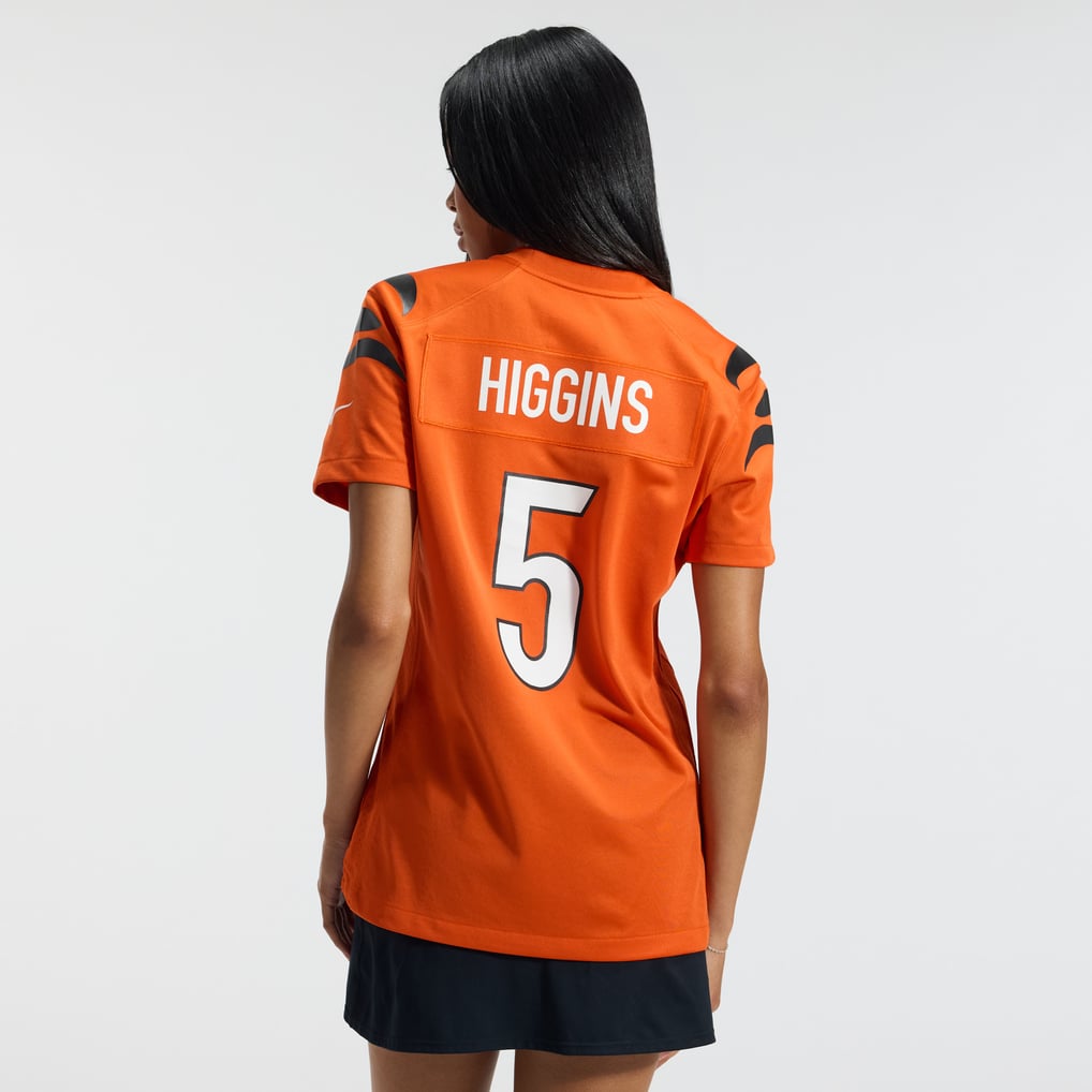 Women's Cincinnati Bengals Tee Higgins Nike Orange Alternate Game Jersey - Image 6