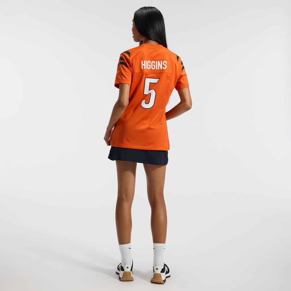 Women's Cincinnati Bengals Tee Higgins Nike Orange Alternate Game Jersey - Image 8