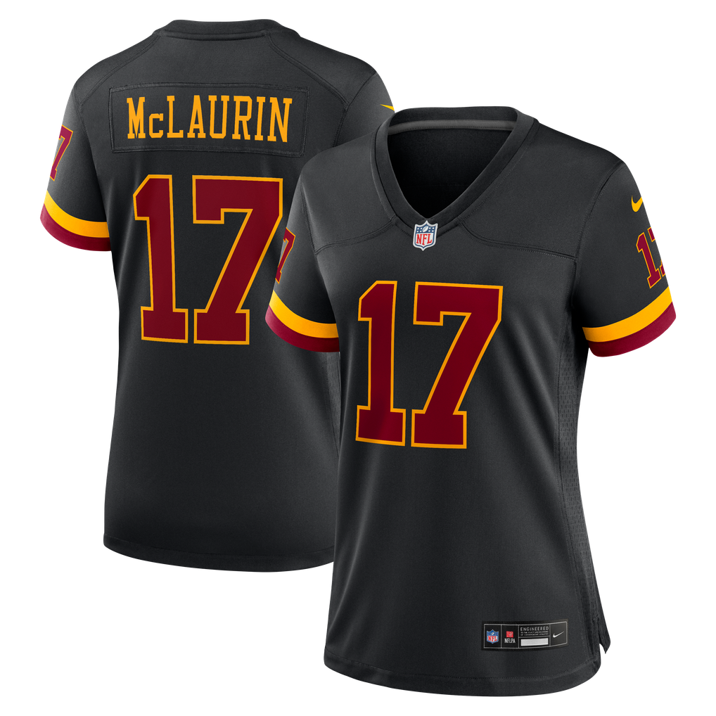 Women's Washington Commanders Terry McLaurin Nike Black Hail Raiser Alternate Game Jersey - Image 2