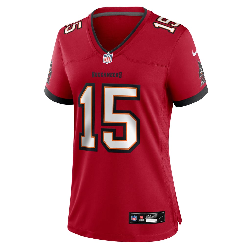 Women's Tampa Bay Buccaneers Tez Johnson Nike  Red Team Game Jersey - Image 3