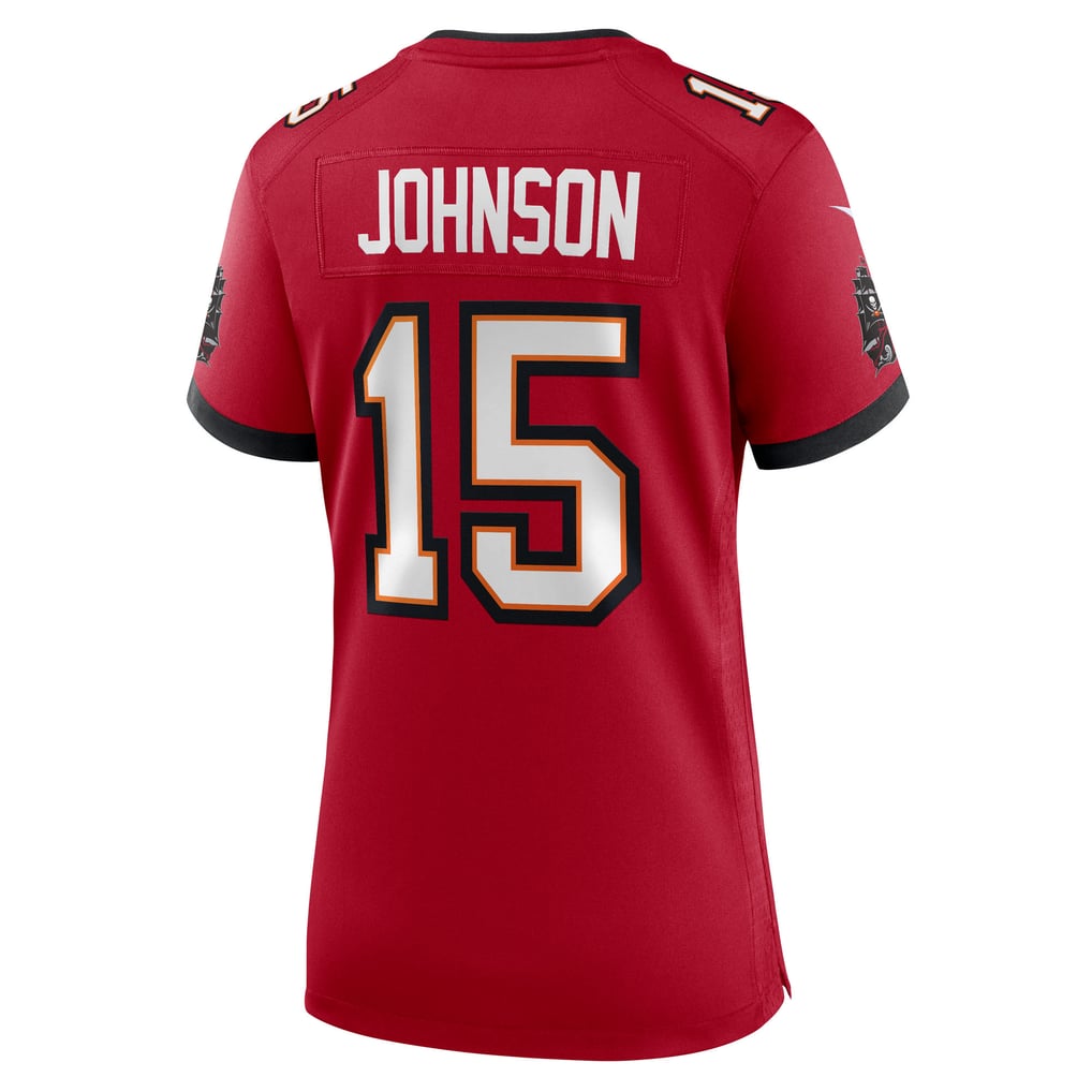 Women's Tampa Bay Buccaneers Tez Johnson Nike  Red Team Game Jersey - Image 4