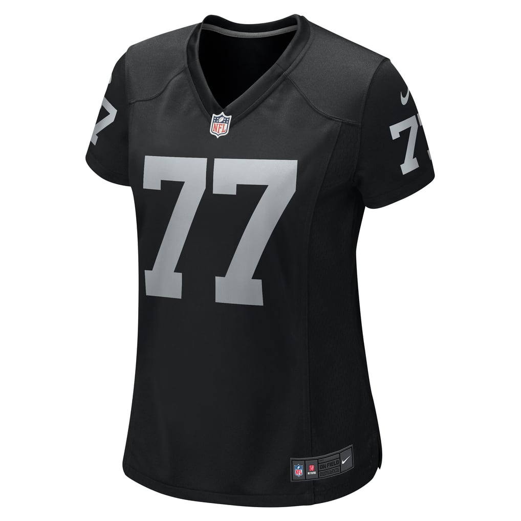 Women's Las Vegas Raiders Thayer Munford Jr. Nike  Black Team Game Jersey - Image 3