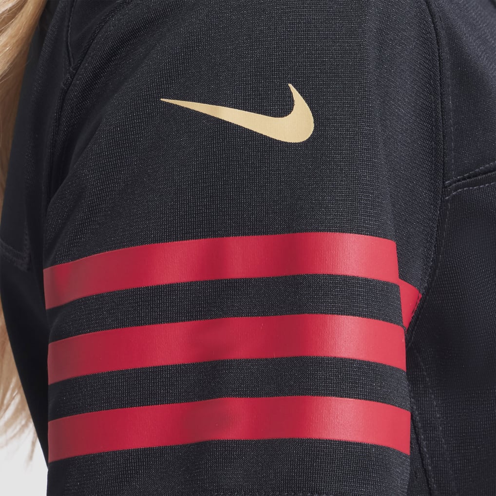 Women's San Francisco 49ers The Faithful Nike Black Rivalries Collection Game Jersey - Image 9