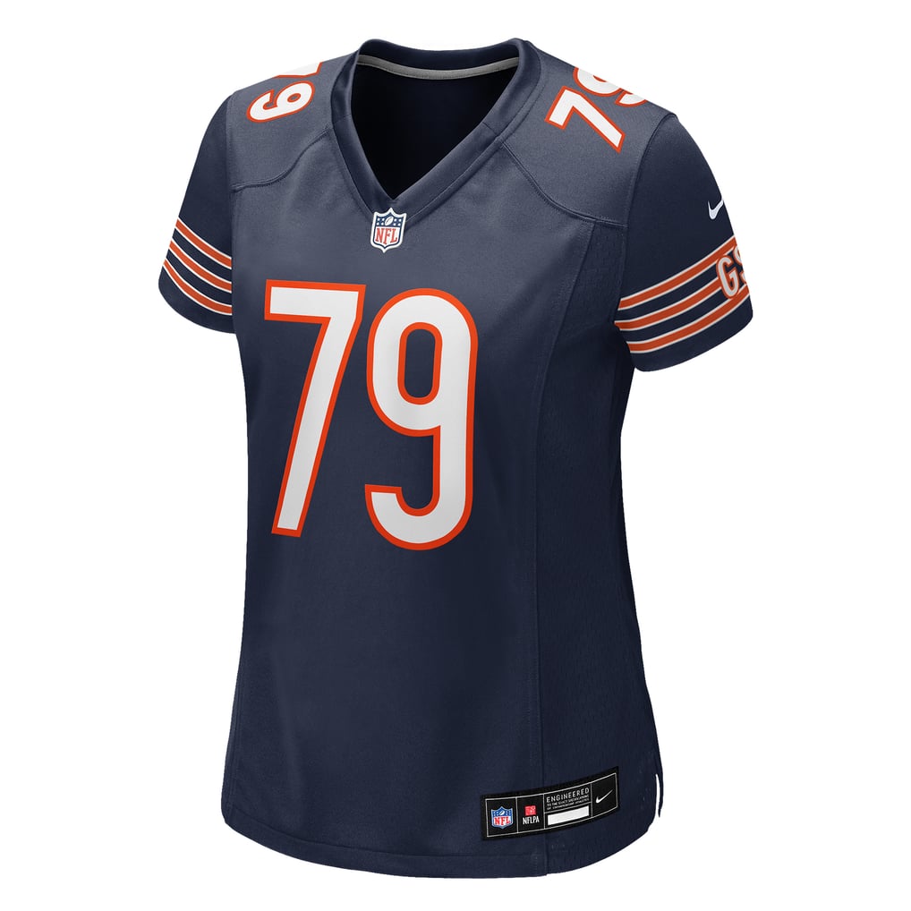 Women's Chicago Bears Theo Benedet Nike Navy Team Game Jersey - Image 3