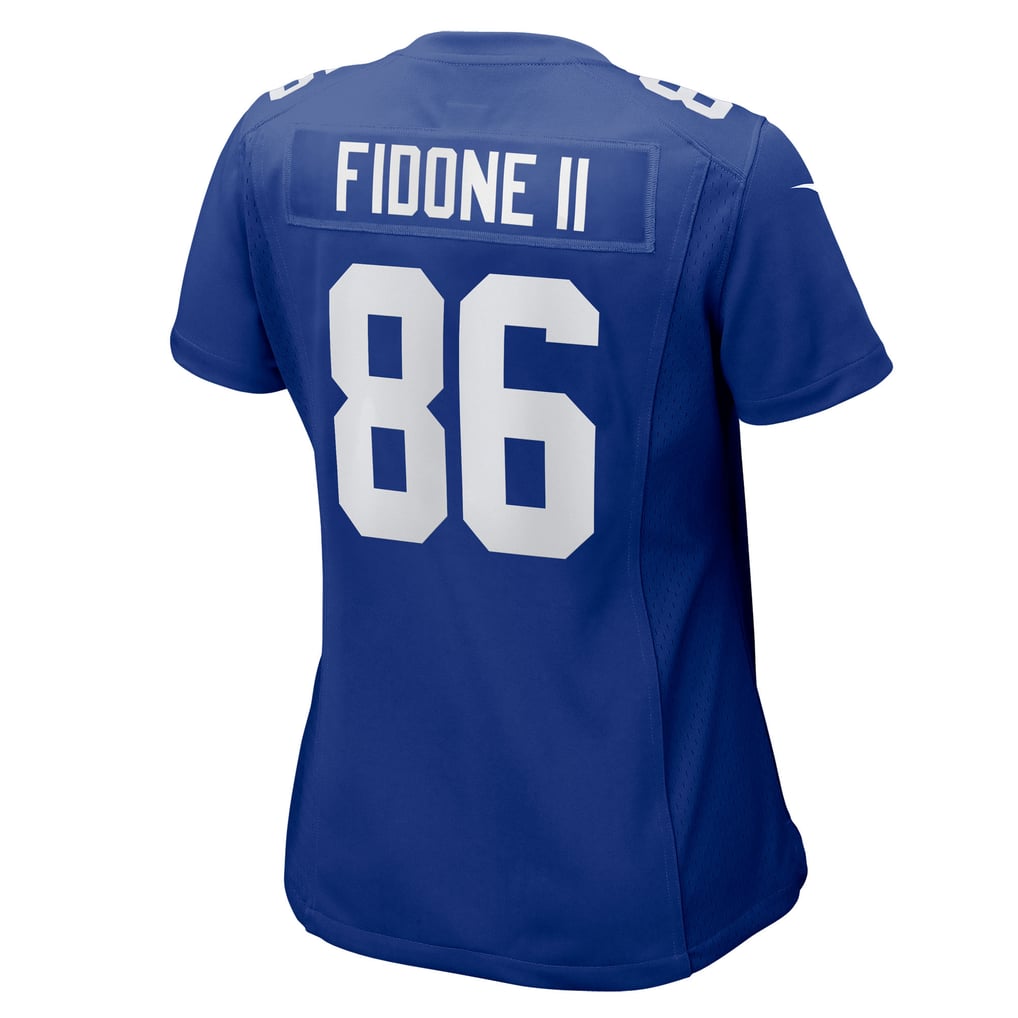 Women's New York Giants Thomas Fidone II Nike  Royal Team Game Jersey - Image 4