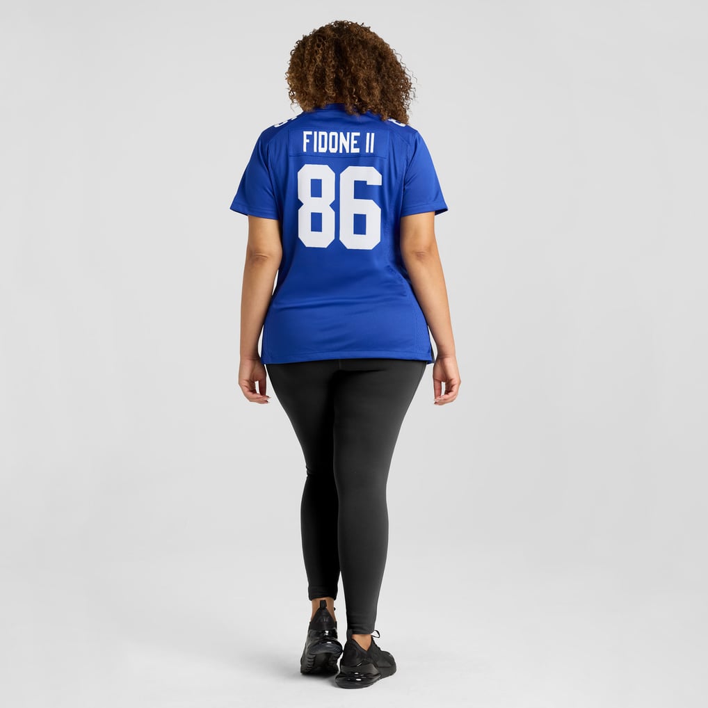 Women's New York Giants Thomas Fidone II Nike  Royal Team Game Jersey - Image 8