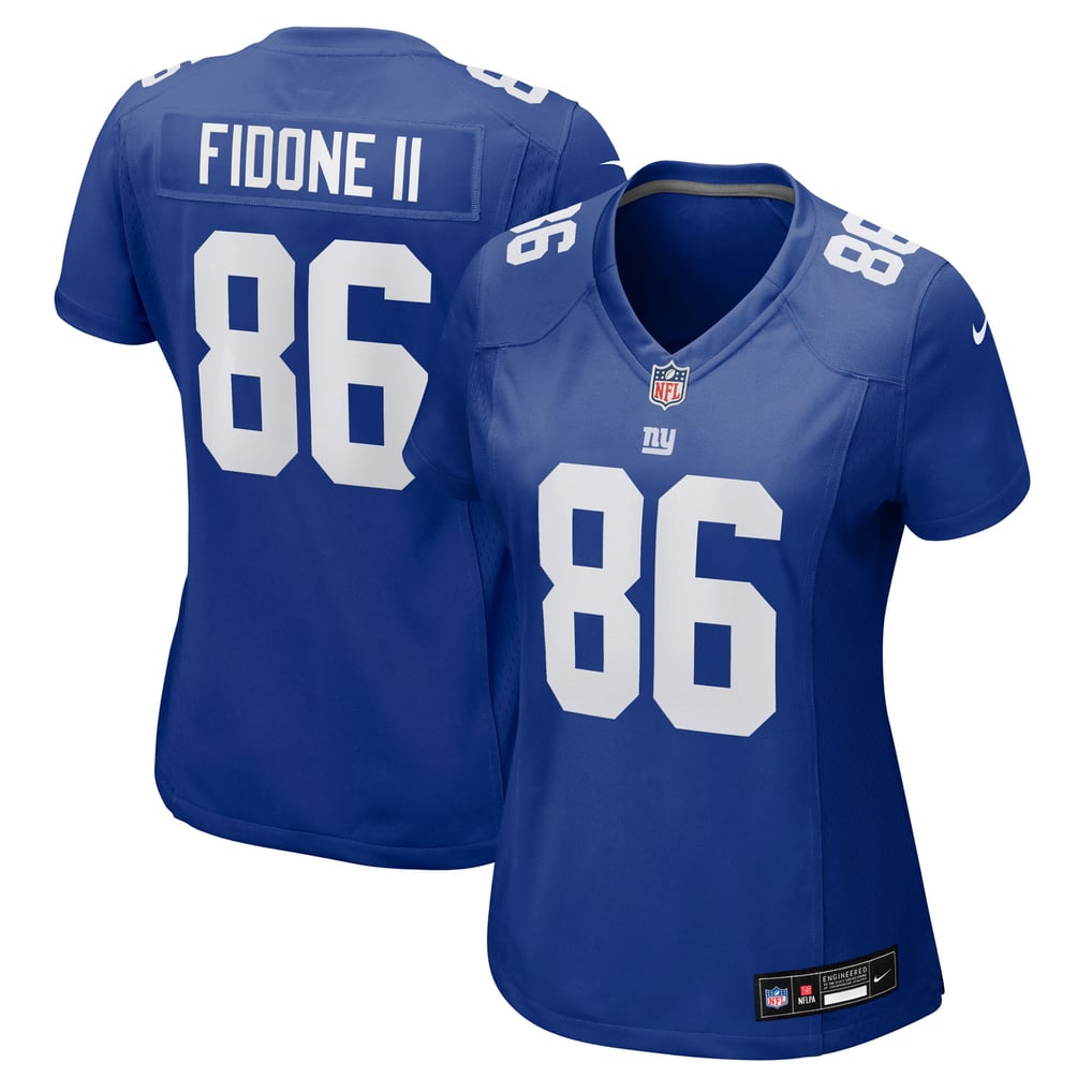 Women's New York Giants Thomas Fidone II Nike  Royal Team Game Jersey - Image 1